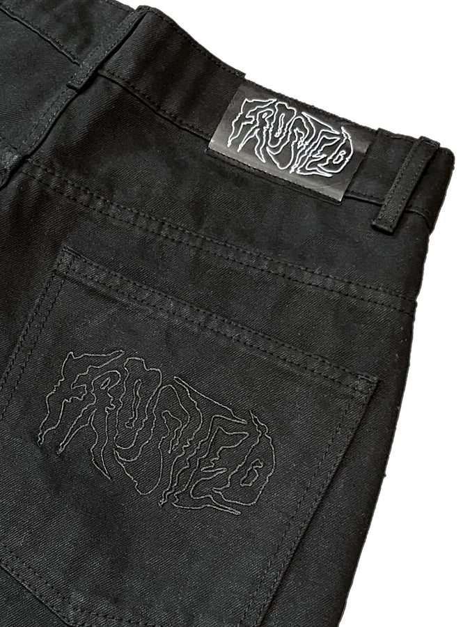 Frosted Wavy Classic jeans Spring 2026 | BLACK