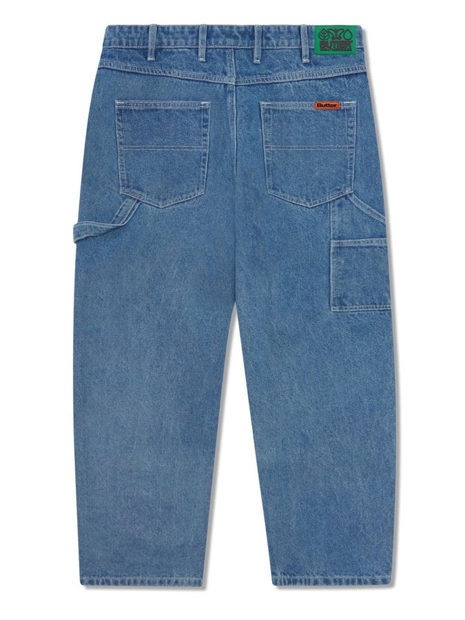 Butter Goods Weathergear Heavy Weight Mid Blue Jeans | MID BLUE