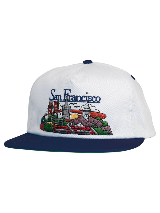 Real SFC Snapback Hat | WHITE/NAVY