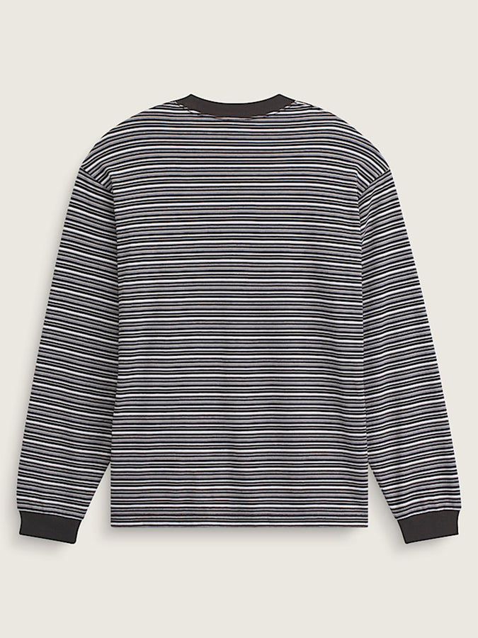 Vans Wesley Long Sleeve T-Shirt Spring 2026 | FADED BLACK/DRIZZLE (GBN)