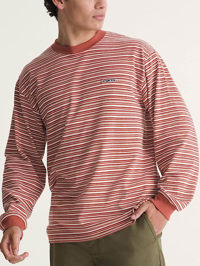 Vans Wesley Long Sleeve T-Shirt Spring 2026 | LGT BRONZE/CREME BRULEE (G83)