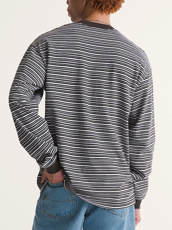 Vans Wesley Long Sleeve T-Shirt Spring 2026 | FADED BLACK/DRIZZLE (GBN)