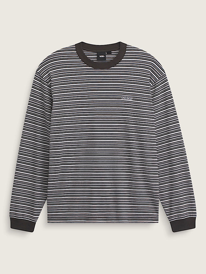 Vans Wesley Long Sleeve T-Shirt Spring 2026 | FADED BLACK/DRIZZLE (GBN)