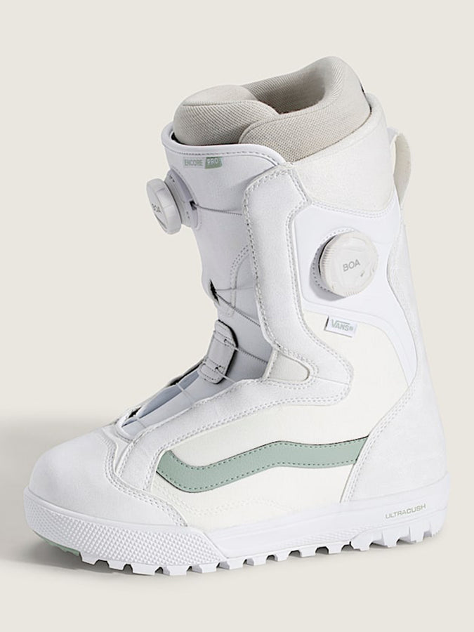 Vans Encore Pro 30th Anniversary White Snowboard Boots 2026 | WHITE/GRAY OLIVE (FC2)