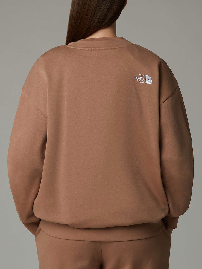 TNF Essential Oversized Crewneck Sweatshirt Spring 2025 | LATTE (6IH)