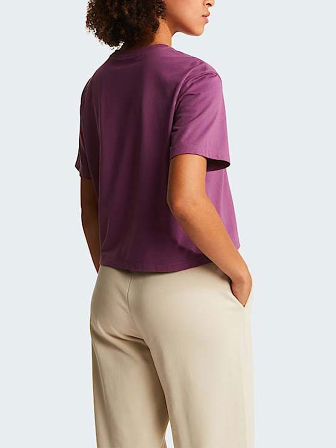 TNF Evolution Dome Crop Relaxed T-Shirt Spring 2026 | CHROMA PURPLE (G4Y)