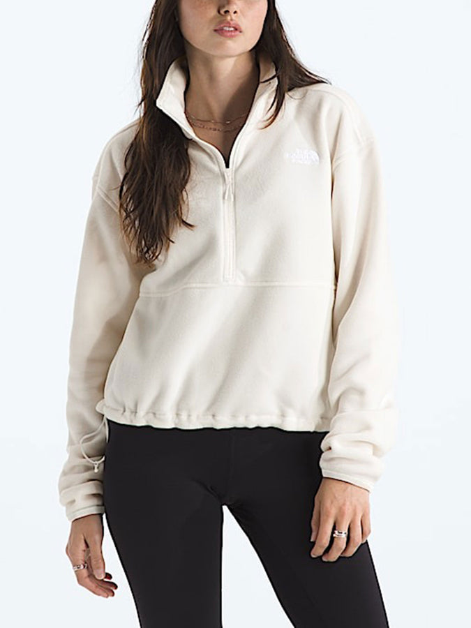 The North Face Glacier 1/2 Zip Polar Fleece Spring 2026 | WHITE DUNE (QLI)