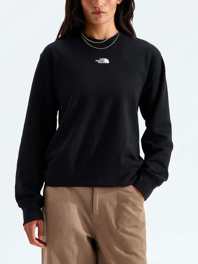 The North Face Double Knit Crewneck Sweatshirt Fall 2026 | TNF BLACK (JK3)