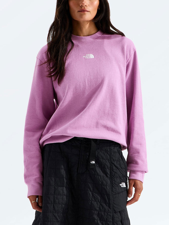 The North Face Double Knit Crewneck Sweatshirt Fall 2026 | HUSHED LAVENDER (G6E)