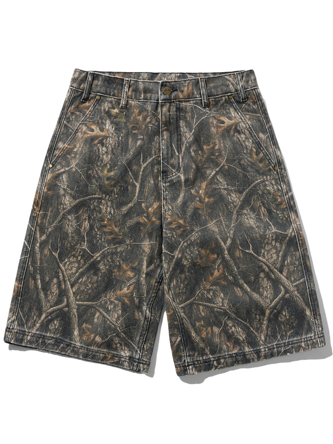 Butter Goods Work Camo Forest Shorts Summer 2026 | FOREST CAMO