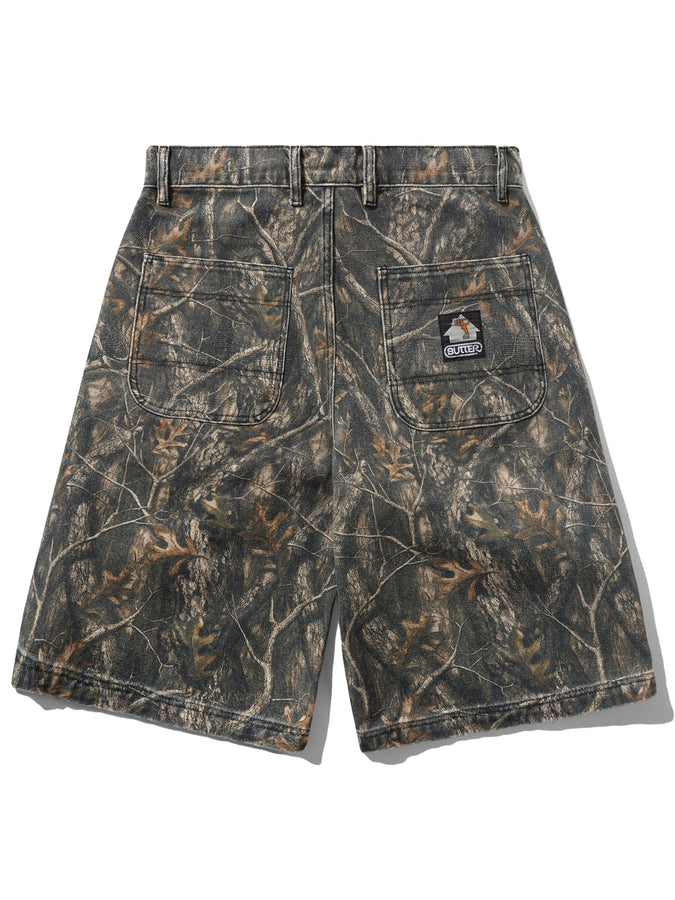 Butter Goods Work Camo Forest Shorts Summer 2026 | FOREST CAMO