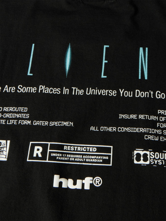 Huf x Alien Xenomorp T-Shirt Holiday 2026 | BLACK