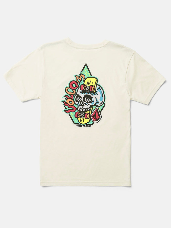 Volcom Sticker Short Sleeve T-Shirt Summer 2024 | OFF WHITE HEATHER (OFH)