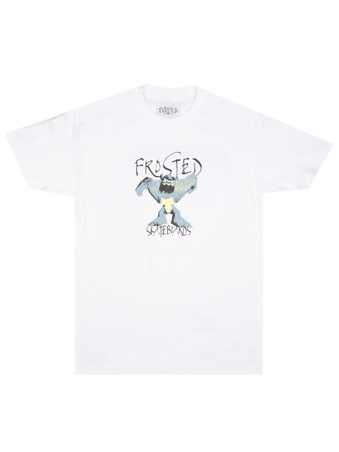 Frosted Skateboards Yeti T-Shirt Summer 2026 | WHITE
