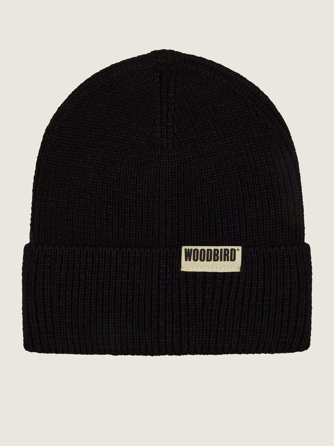 Woodbird Yupa Long Beanie Fall 2025 | BLACK