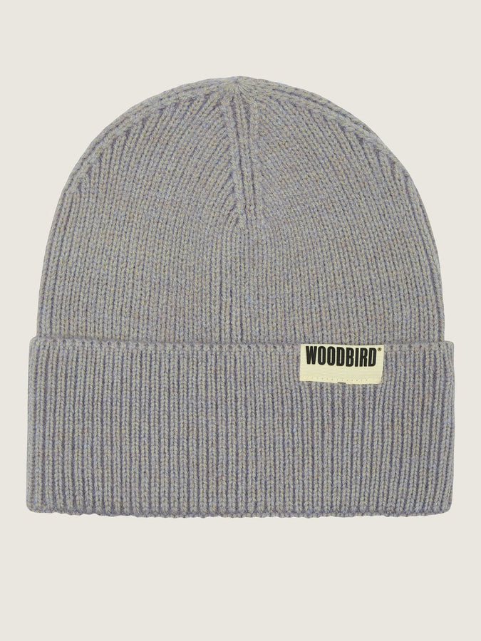 Woodbird Yupa Long Beanie Fall 2025 | LIGHT GRAY