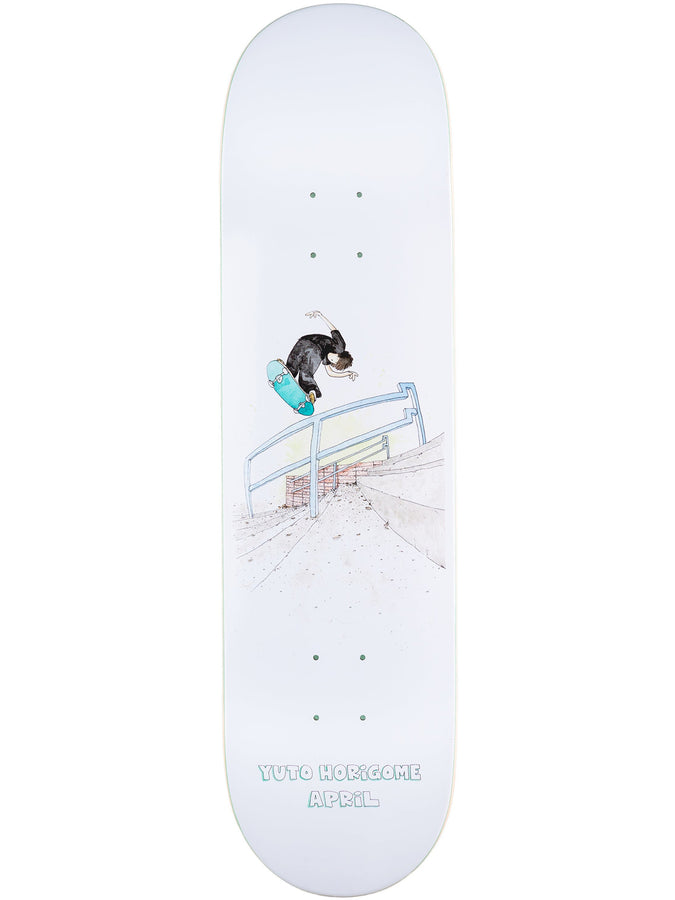 April Horigome Sylmar 8 & 8.25 Skateboard Deck | WHITE