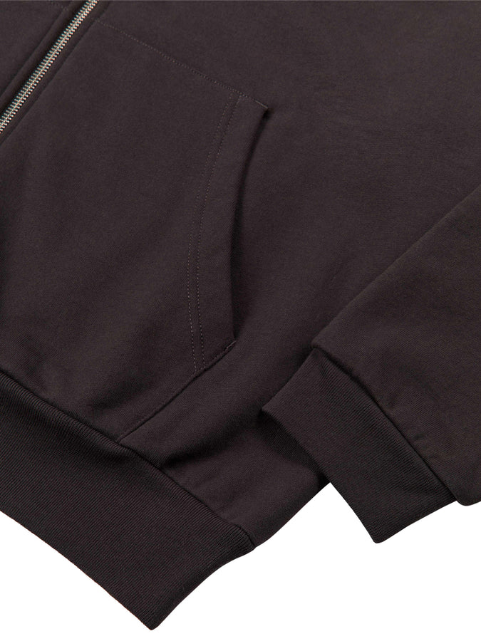 Grand Zip Script Hoodie Fall 2026 | ESPRESSO