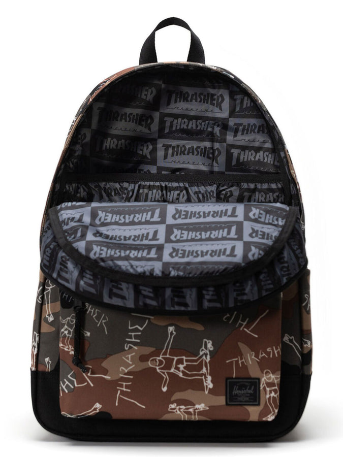 Herschel Classic XL x Thrasher Gonz Backpack | WOODLAND CAMO (00032)