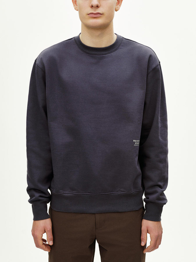 Pas Normal Studios Off-Race Crewneck Sweatshirt Fall 2026 | IRON GREY