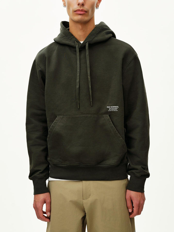 Pas Normal Studios Off-Race Hoodie Fall 2026 | DARK OLIVE