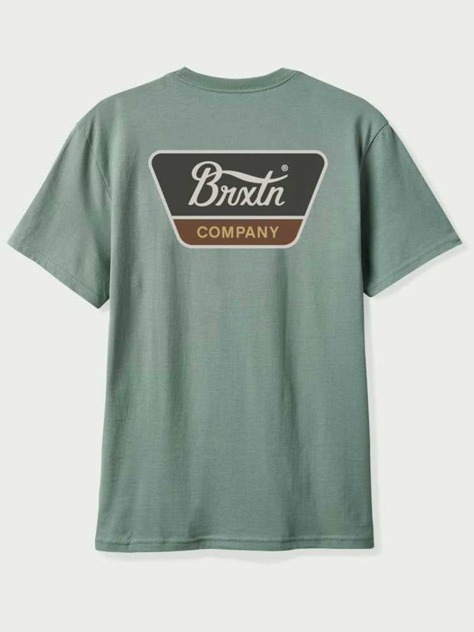 Brixton Linwood Short Sleeve T-Shirt Summer 2024 | CHINOIS GREEN / WASHED BLACK / WHITE