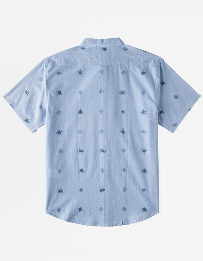 Billabong Sundays Mini S/S Buttondown Shirt Spring 2024 | BLUE SUEDE (BJG0)