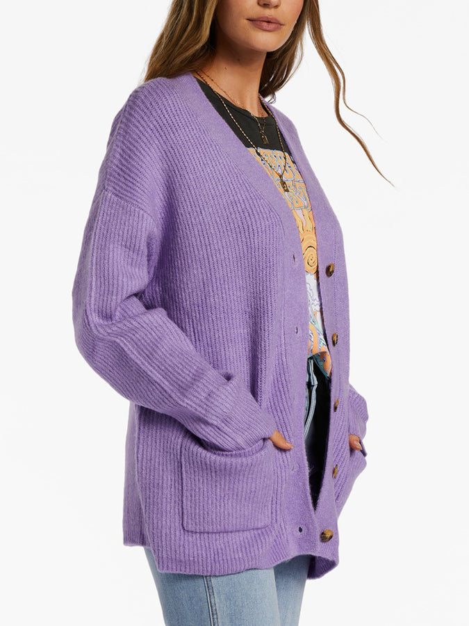 J. Jill Purple Cardigan Sweaters