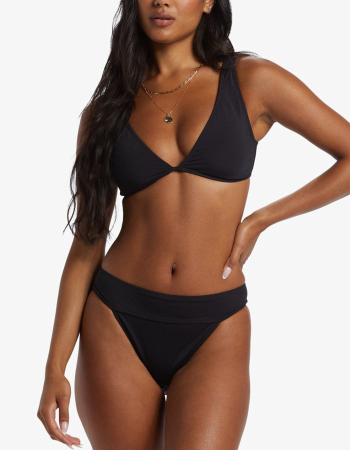 Billabong Sol Searcher Aruba Women Bikini Bottom Spring 2024 | BLACK PEBBLE (BPB)