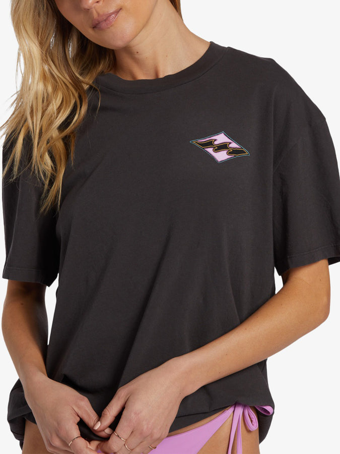 Billabong Bright Side Women T-Shirt Spring 2024 | OFF BLACK (OFB)
