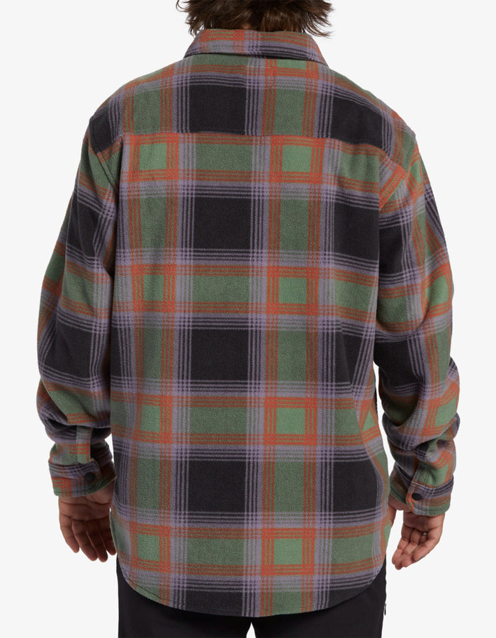 Billabong Furnace Flannel L/S Buttondown Shirt Spring 2024 | GREY VIOLET (GVO)