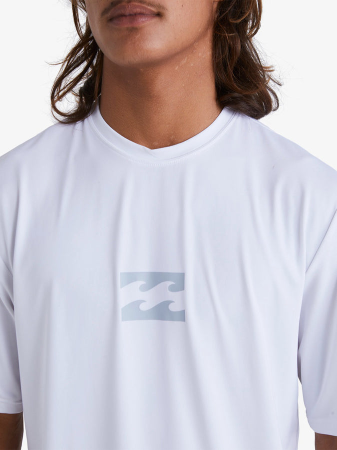 Billabong All Day Wave Loose Fit S/S Rashguard Spring 2024 | WHITE (WHT)