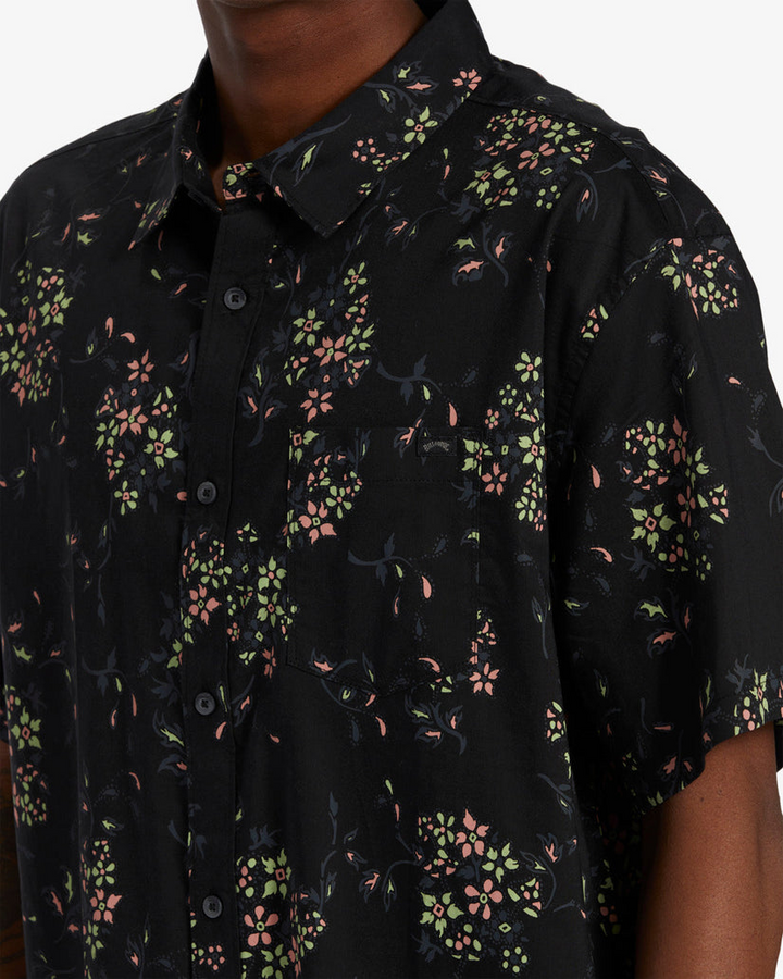 Billabong Sunday Mini S/S Buttondown Shirt Summer 2024 |  MIDNIGHT (MID)