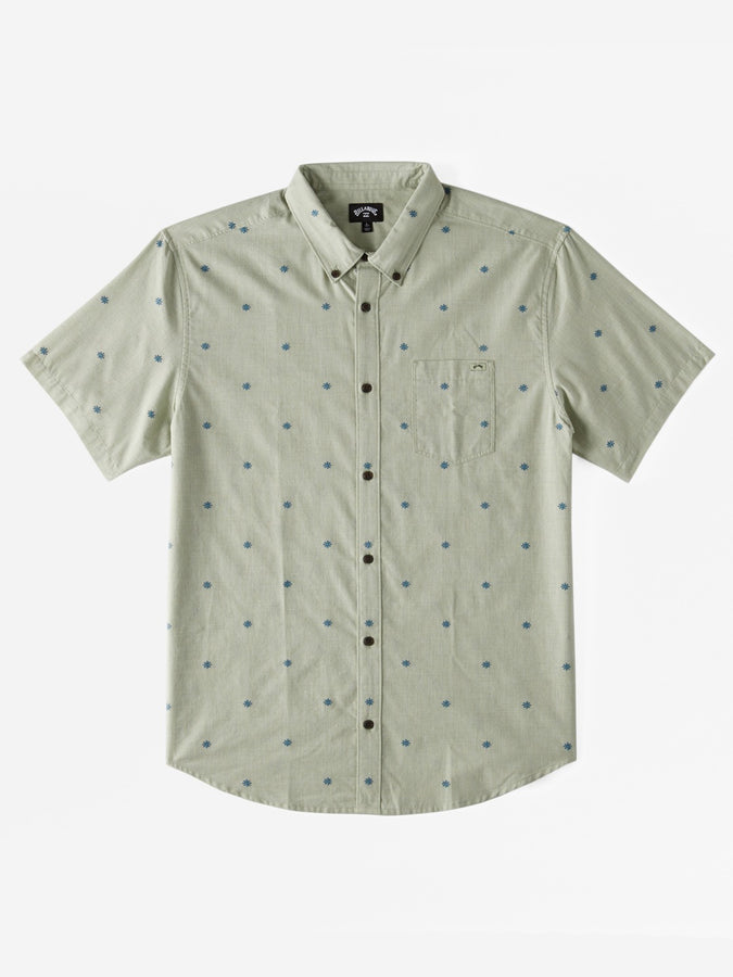 Billabong All Day Jacquard S/S Buttondown Shirt Spring 2024 | SEAFOAM (SFM)