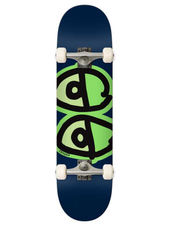 Krooked Glow Eyes 8.25'' Complete Skateboard | NAVY