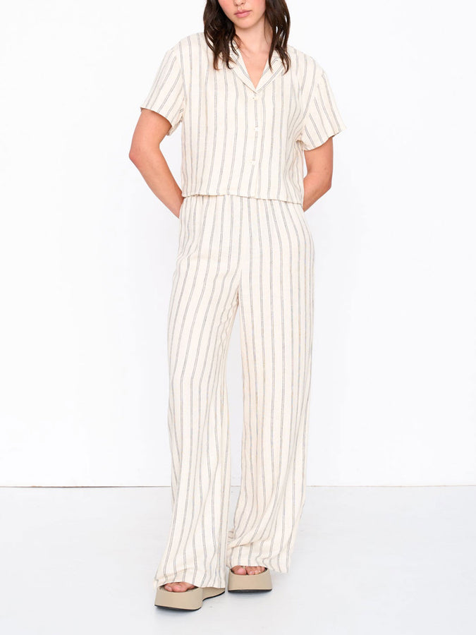 24 Colours Striped Short Sleeve Buttondown Shirt Spring 2026 | STRIPED