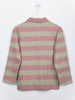 24 Colours Pink Striped Long Sleeve Polo Spring 2026
