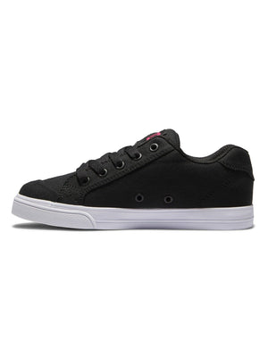 DC Chelsea Black/Pink Stencil Shoes