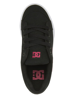 DC Chelsea Black/Pink Stencil Shoes