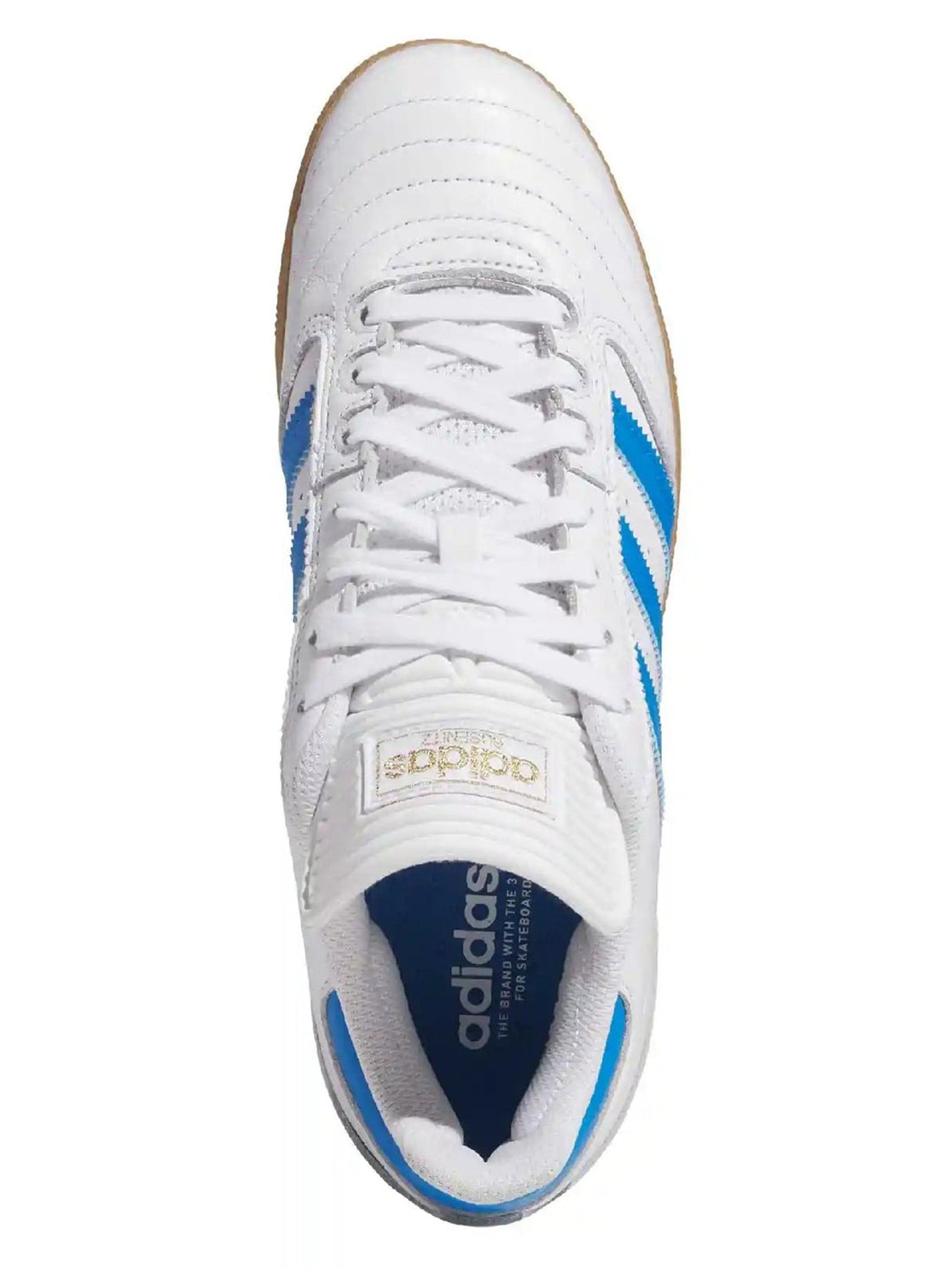 Adidas Busenitz White/Bluebird/Gold Met Shoes Spring 2024