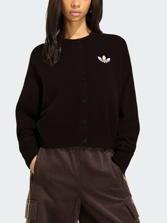 Adidas Essentials Knit Black Cardigan Fall 2026 | BLACK