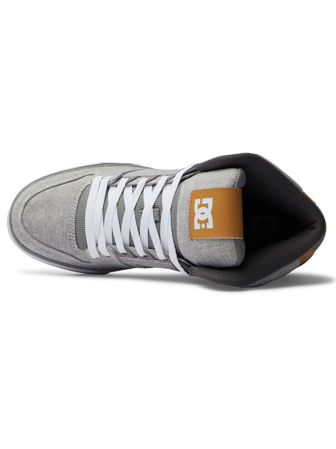 DC Pure High-top WC Grey/Grey/White Shoes Spring 2024 | GREY/GREY/WHITE (XSSW)