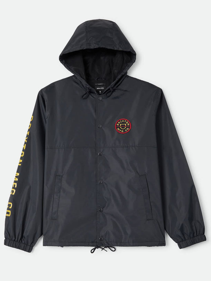 Brixton Hooded Claxton Lightweight Jacket Fall 2026 | BLACK