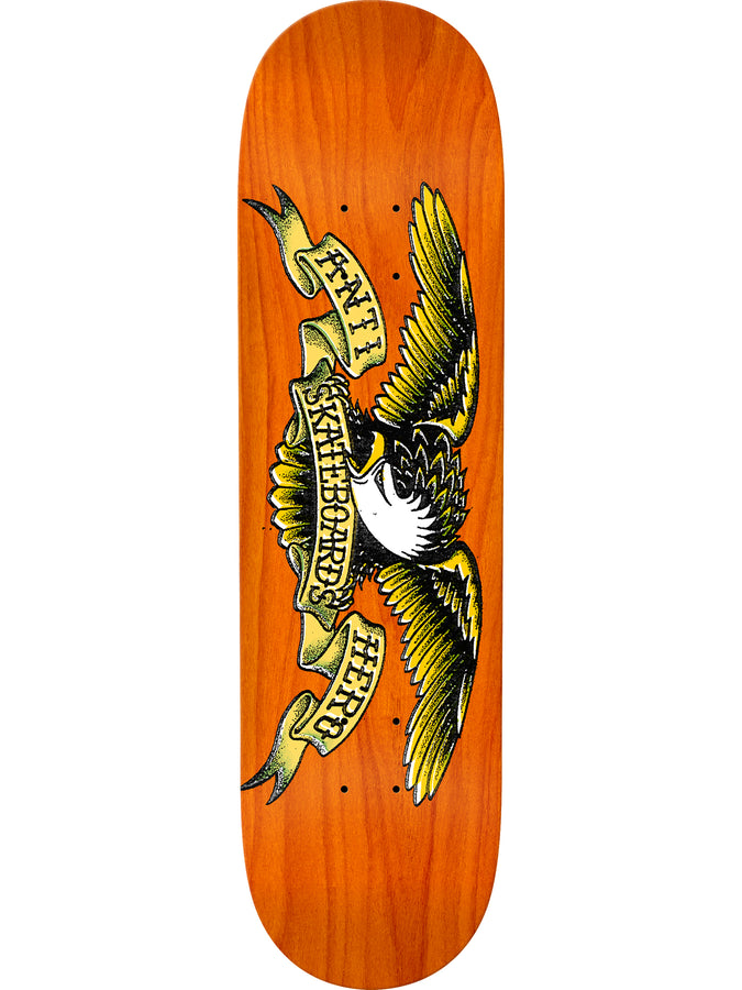 Anti Hero Misregistered Eagle II 8.25 Skateboard Deck | ORANGE