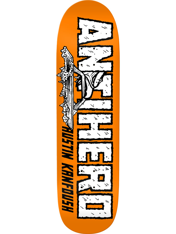 Anti Hero Kanfoush Custom 8.55 Skateboard Deck | ORANGE