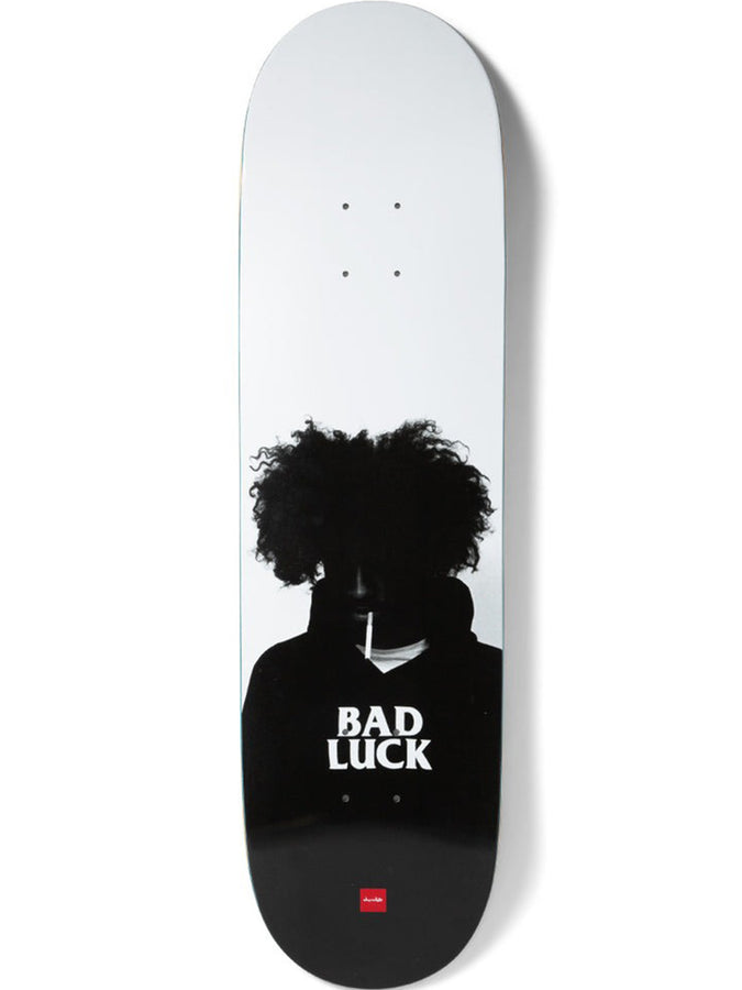 Chocolate Aikens Bad Luck 8.5 Skateboard Deck | WHITE