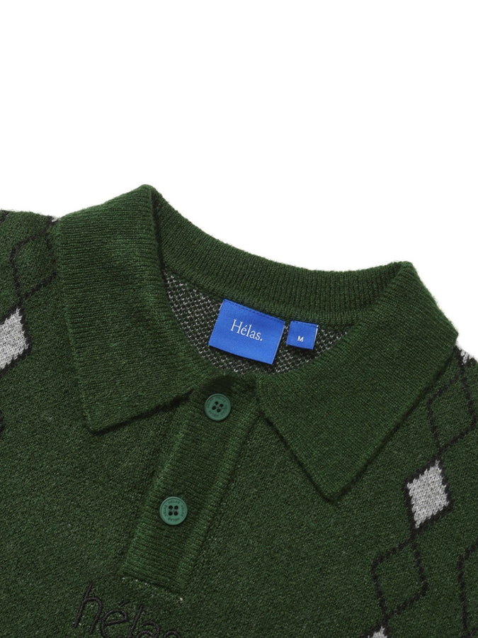 Hélas Apres-Ski Polo Sweatshirt Holiday 2024 | GREEN