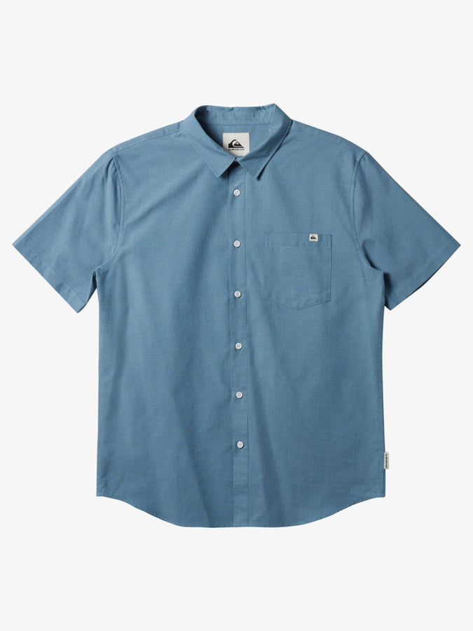 Quiksilver Shoreline S/S Buttondown Shirt Spring 2024 | BLUE SHADOW (BKQ0)