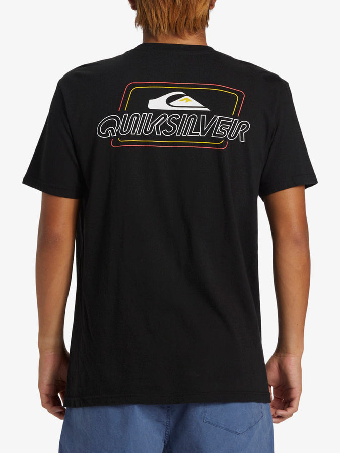 Quiksilver Line By Line T-Shirt Spring 2024 | BLACK (KVJ0)
