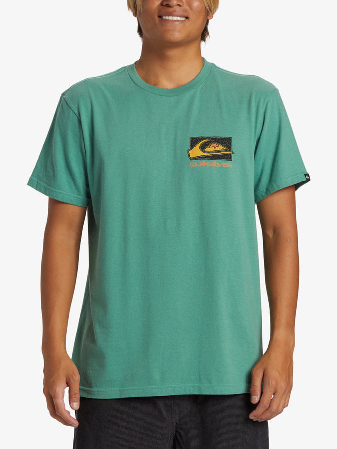 Quiksilver Spin Cycle T-Shirt Spin Cycle Spring 2024 | FROSTY SPRUCE (GMP0)